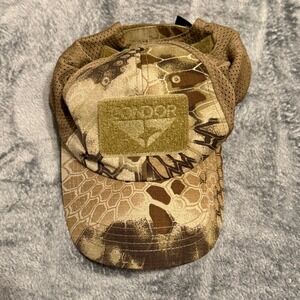 Condor Tactical Camo Baseball‎ Cap SUCK IT UP BUTTERCUP Patch Mesh Back